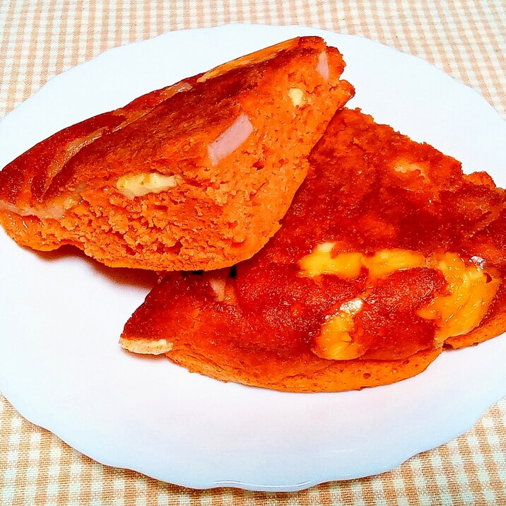 やみつき♥️トマトジュースでもっち~ずパンケーキ